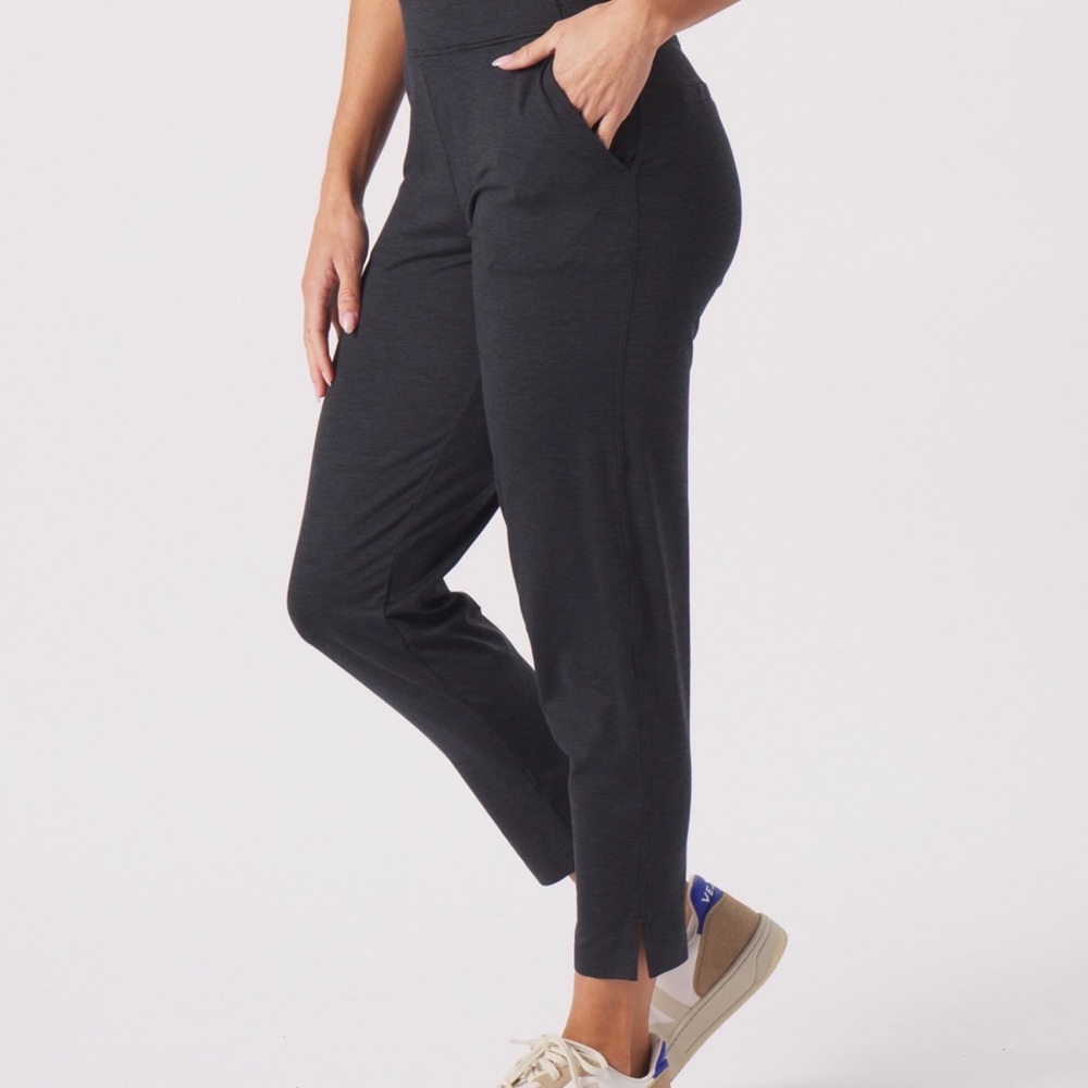 GLYDER On The Go Ankle Pant in Black Marble Women’s Sz M NWT